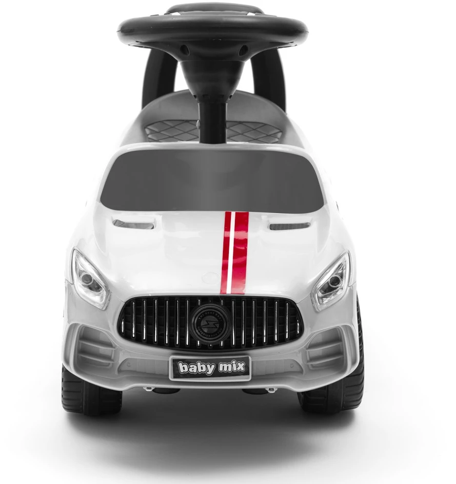 BABY MIX 45835 Vaikiškas žaislas su garsu RACER baltas