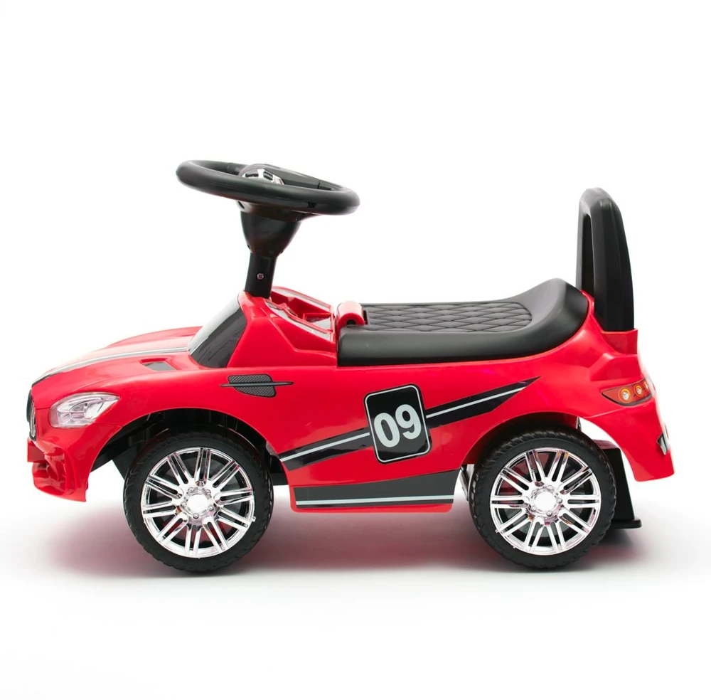 BABY MIX 45834 Vaikiškas žaislas su garsu RACER raudonas