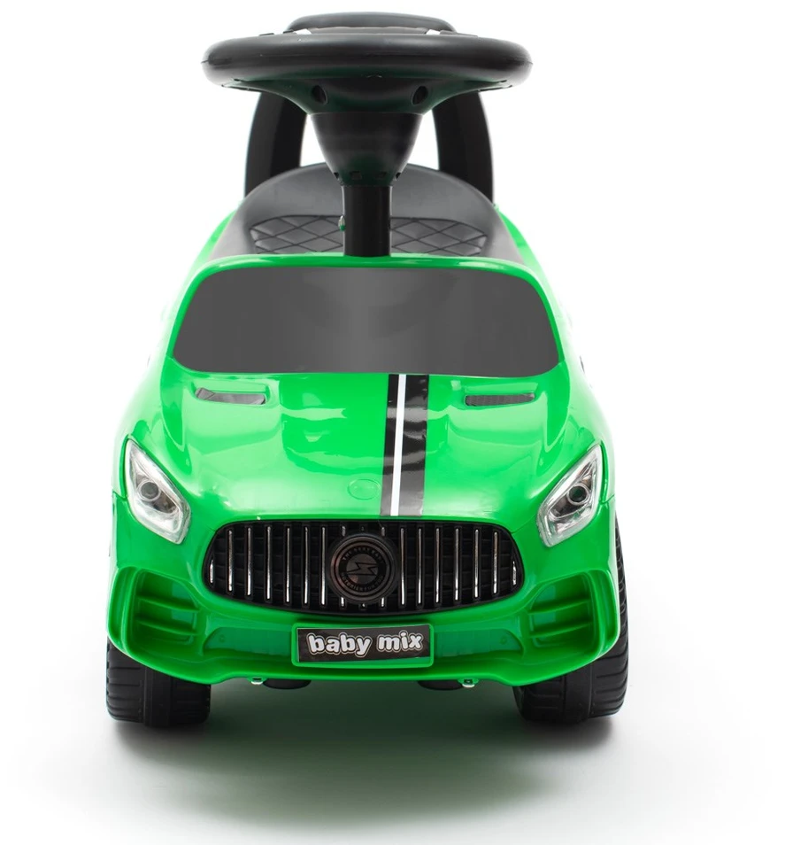 Baby Mix RACER žalias kūdikio supamas žaislas su garsais