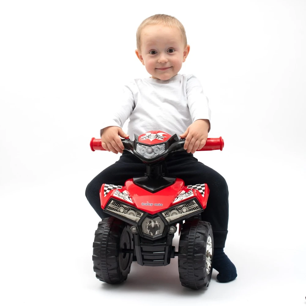 Baby Mix raudonas keturratis su garsais