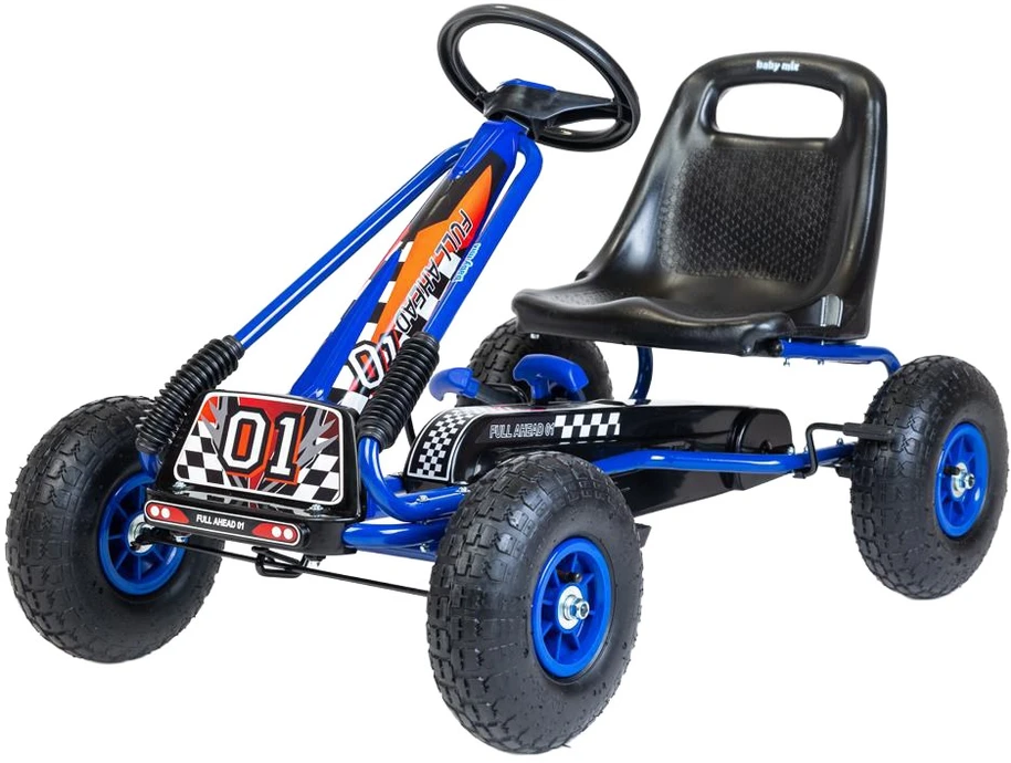 Baby Mix Razor mėlynas pedalinis kartingas