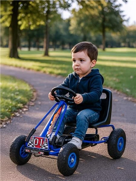 Baby Mix Razor mėlynas pedalinis kartingas