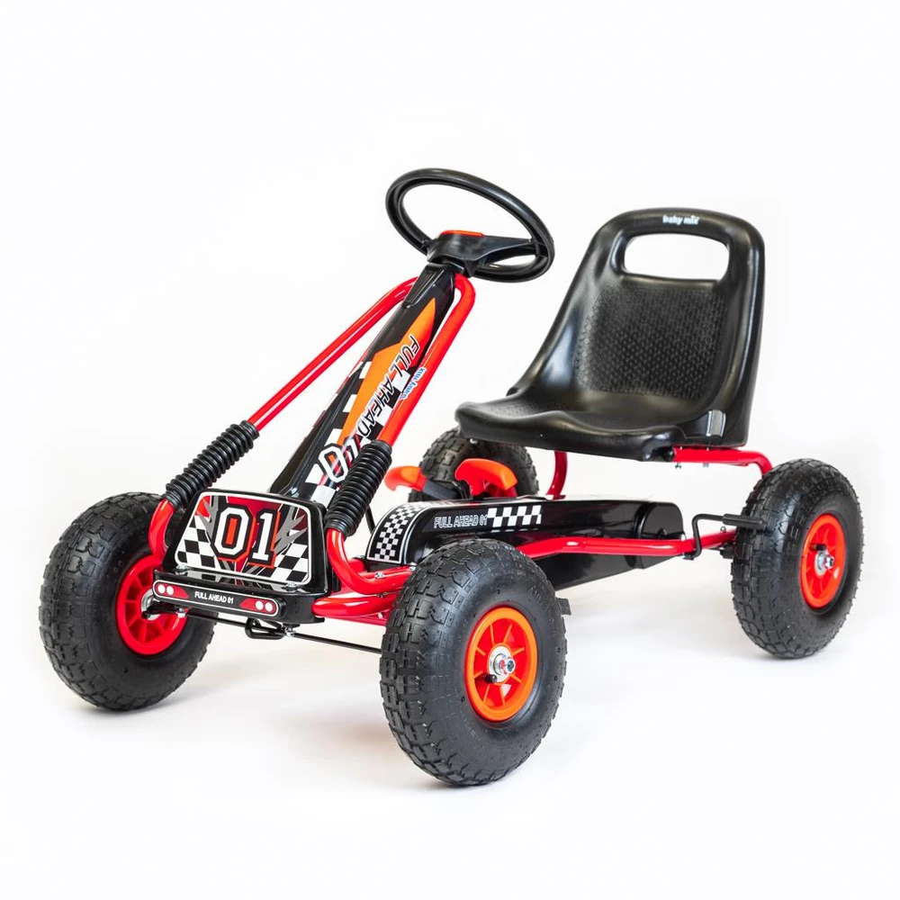 Baby Mix Razor raudonas pedalinis kartingas