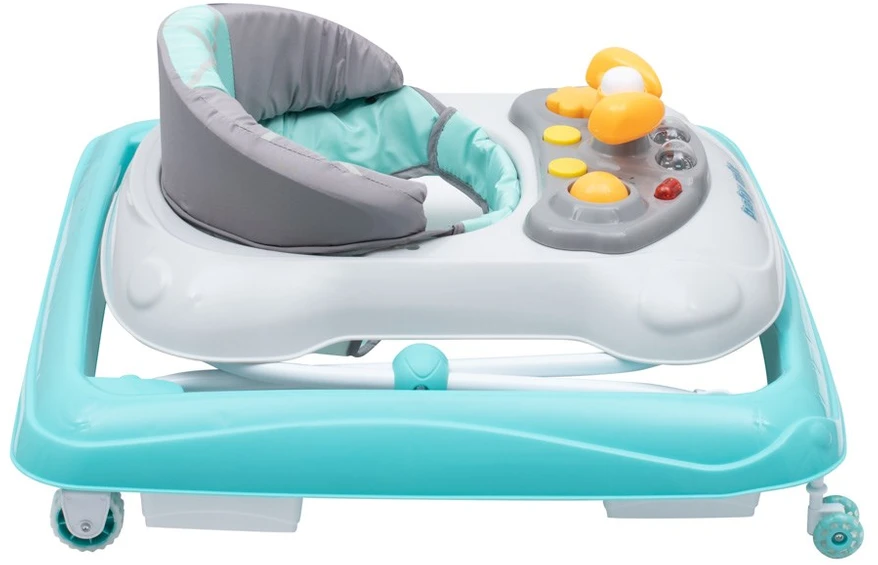 BABY MIX OSK-J-888E Walker garso skydelis, mėtų pilka 39122