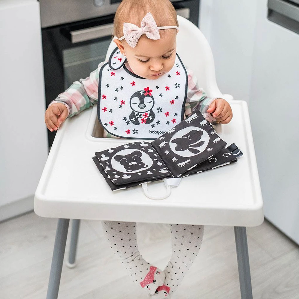 BabyOno lavinamoji knygelė Juodas & Baltas, gyvūnai, 542