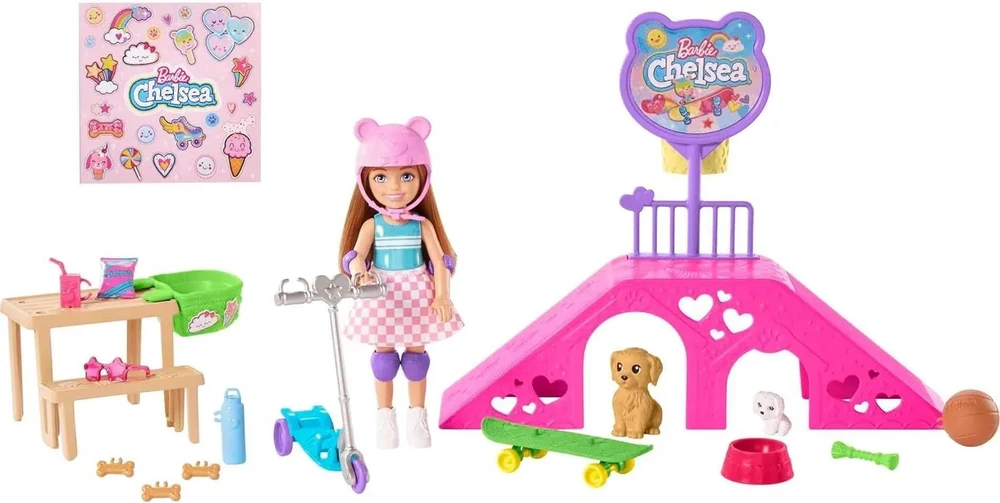 Barbie Chelsea čiuožyklos parkas HJY35 Mattel