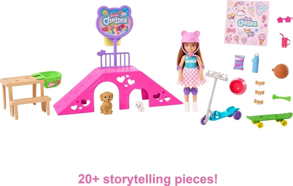 Barbie Chelsea čiuožyklos parkas HJY35 Mattel