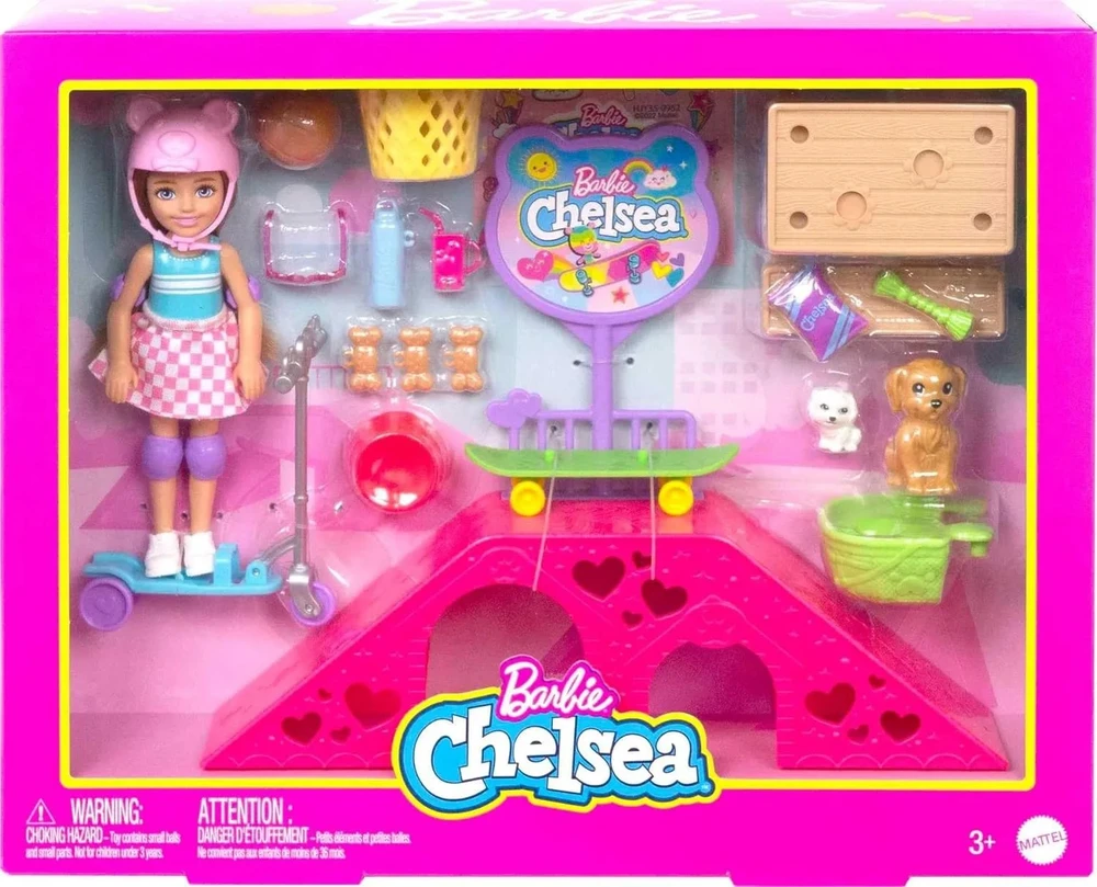 Barbie Chelsea čiuožyklos parkas HJY35 Mattel