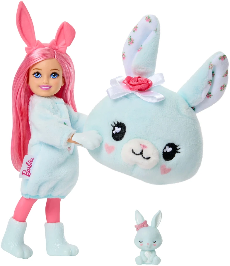 Barbie Cutie Reveal Chelsea saldžių kaspinėlių lėlė JMW63