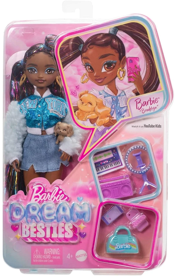 Mattel „Barbie Dream Besties“ lėlė Brooklyn