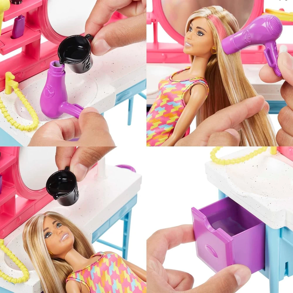 Barbie lėlė su žaidimų rinkiniu HKV00