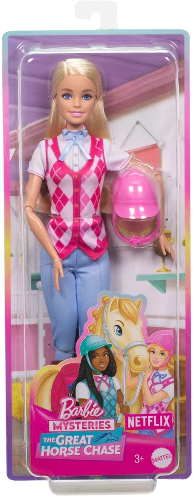 Mattel BARBIE MALIBU MYSTERIES lėlė raitelė (HXJ38)