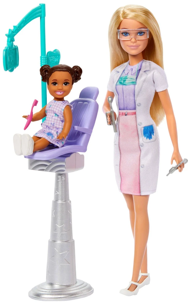 Mattel BARBIE lėlė odontologė (JCR74)