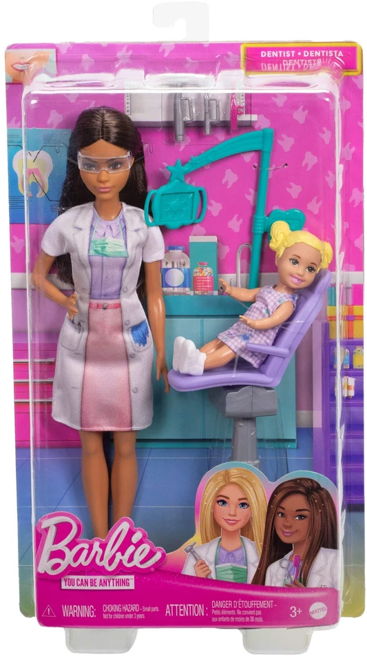 Barbie Dentist Doll JCR71 JCR75