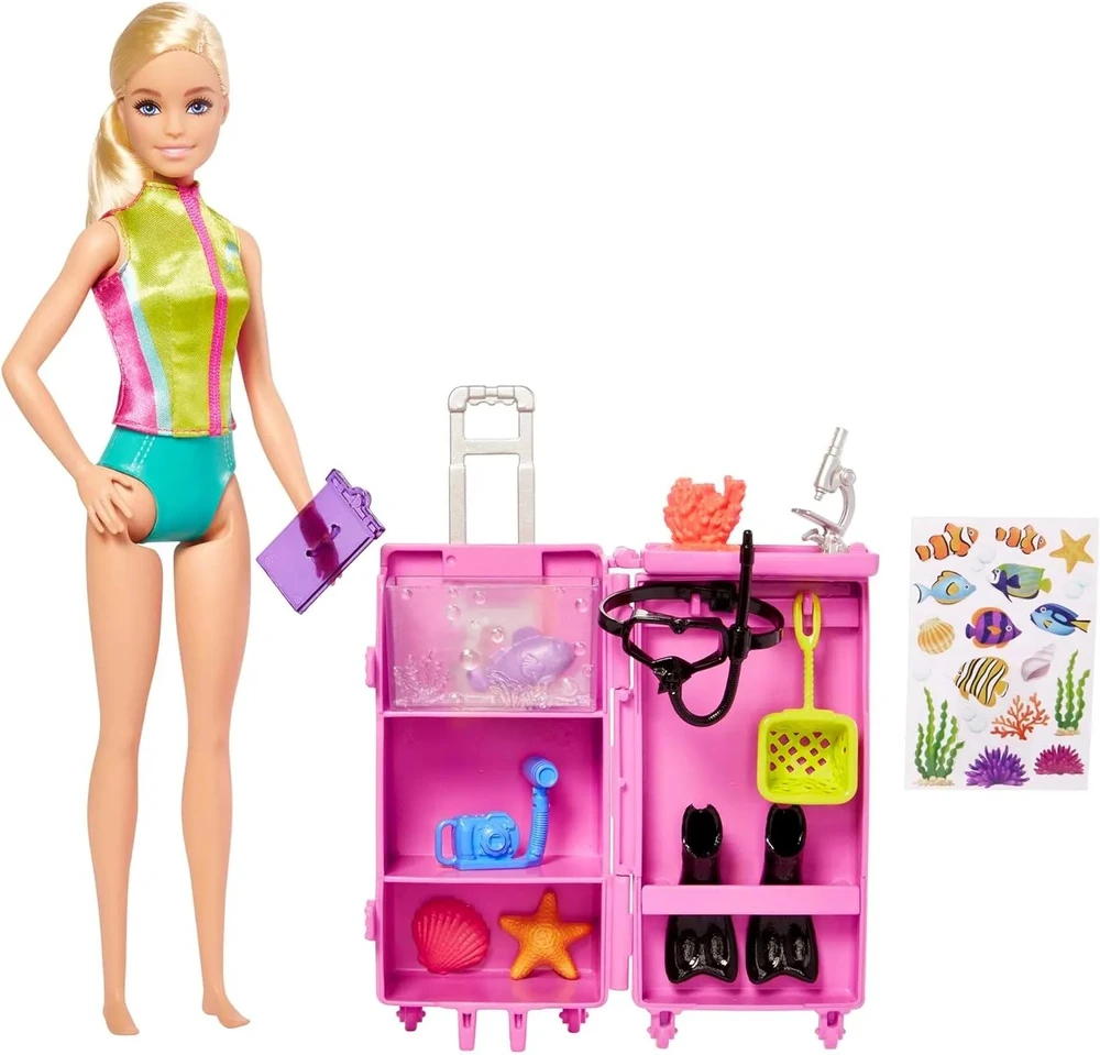 Lėlė Barbie Careers Skirtas šviesiems plaukams doll Marine Biologist HMH26 Mattel