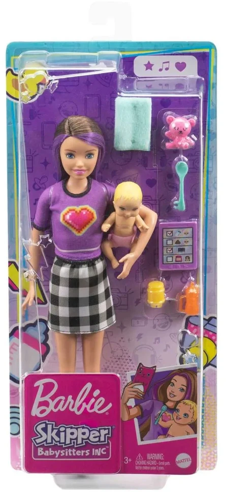 Barbie Skipper auklės lėlė GRP11