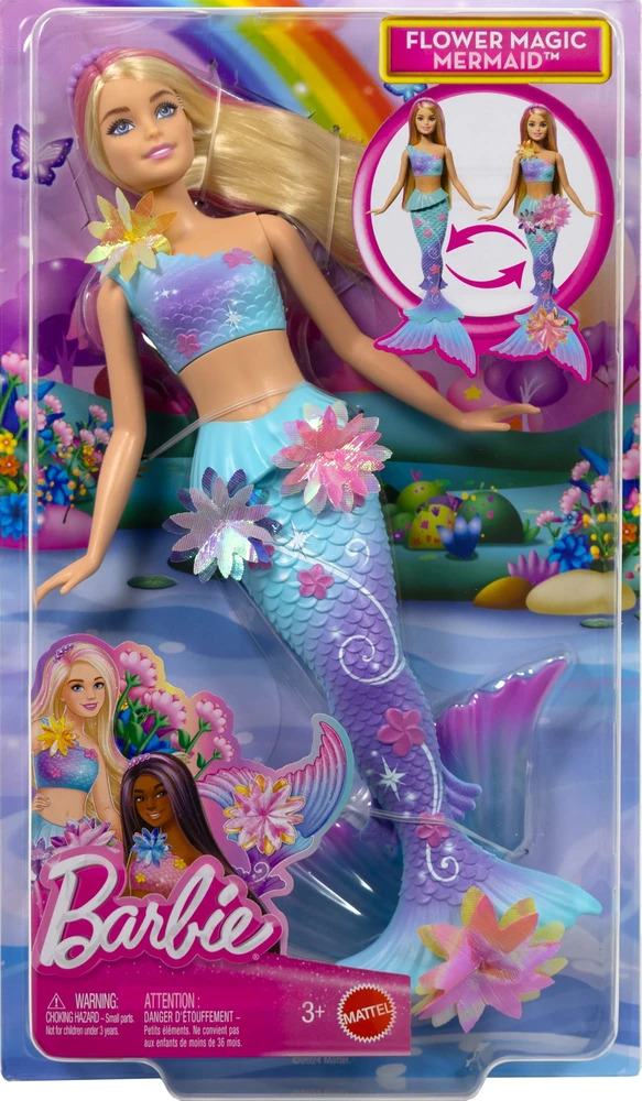 Šviesiaplaukė undinėlė Mattel Barbie Dreamtopia Blooming Magic (JDM72)