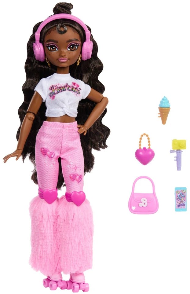 Lėlė Mattel Barbie Dream Besties Roller Skate – Brooklyn (JFX97)