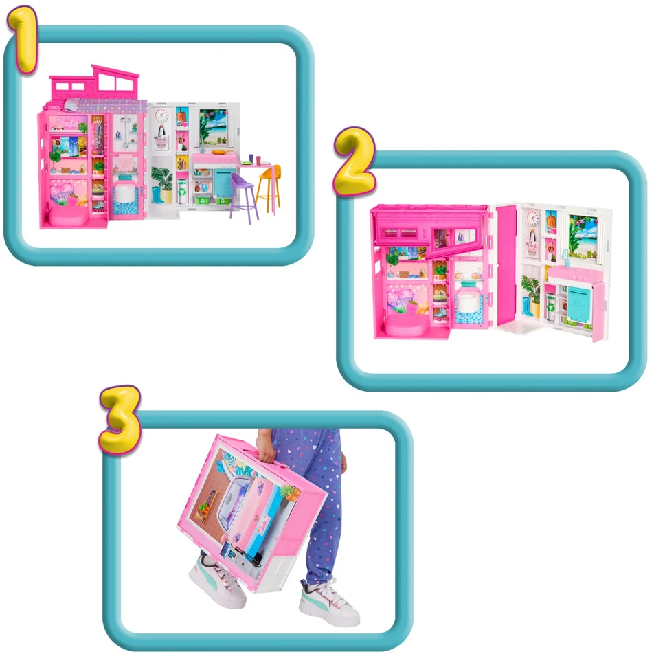 Barbie žaidimų namelis Getaway HRJ76
