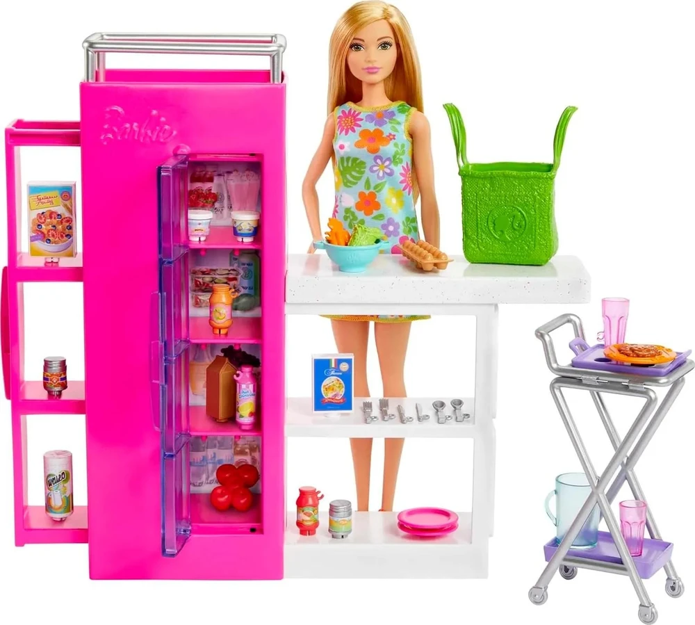 Rinkinys lėlė Barbie Ultimate Pantry Playset with Doll HJV38 Mattel