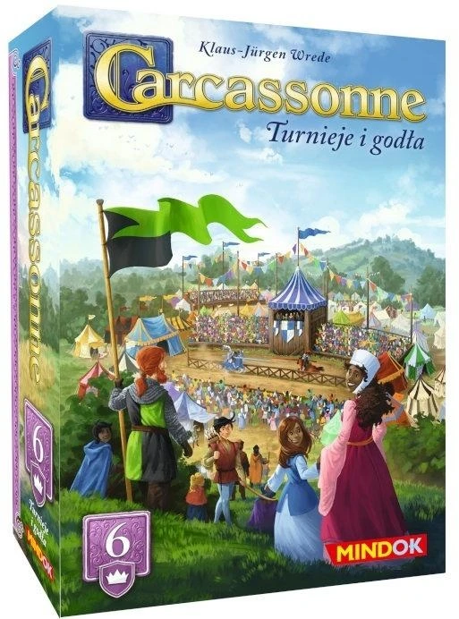 Bard Centrum Gier Stalo žaidimas Carcassonne 6 turnyrai ir herbiniai ženklai 3 leidimas