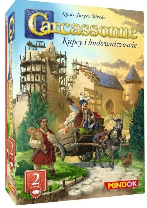 Bard Centrum Gier Stalo žaidimo Carcassonne priedas pirkėjai ir statytojai 3 leidimas