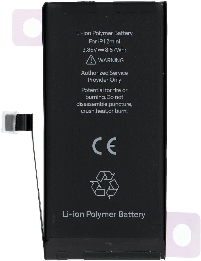 JCID diagnozuojama (naudota) „iPhone 12 Mini“ baterija, 2227 mAh (standartinė talpa)