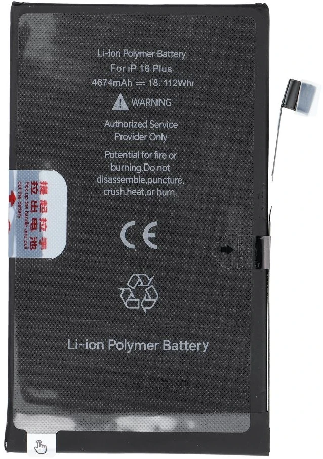 JCID baterija, skirta „iPhone 16 Plus“ (standartinė talpa)