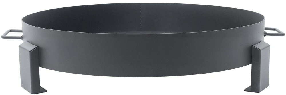 Bauerkraft Didelė, tvirta ketaus sodo laužavietė, 60 cm, su rankenomis, puikiai tinkanti laužui