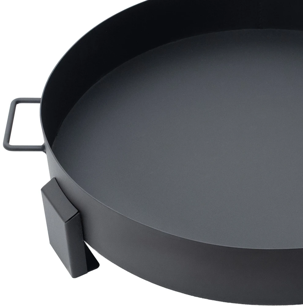 Bauerkraft Didelė, tvirta ketaus sodo laužavietė, 60 cm, su rankenomis, puikiai tinkanti laužui