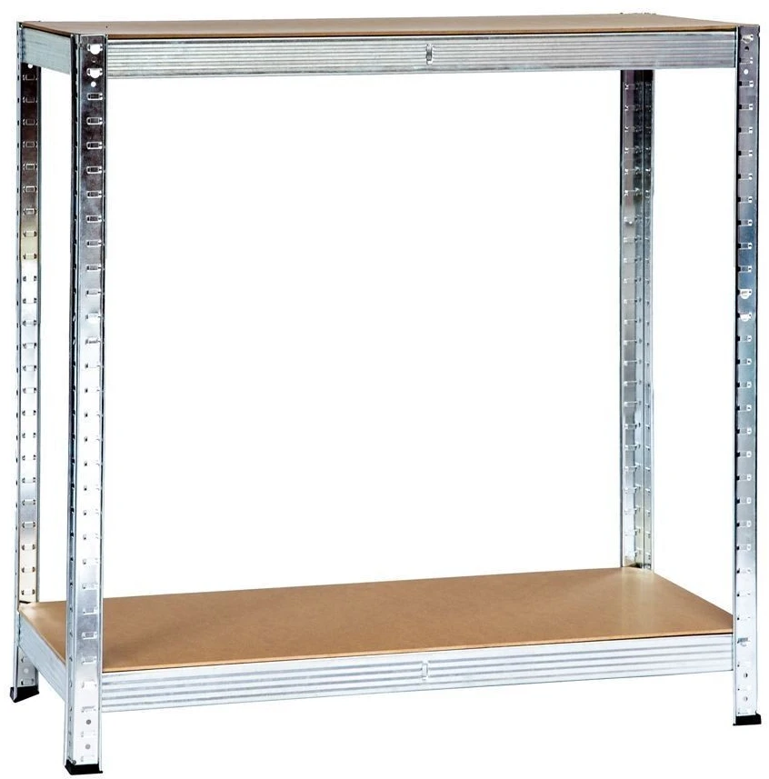 Bauerkraft Metalinė sandėlio lentyna 2in1, 5 lentynos, 150x75x30 cm