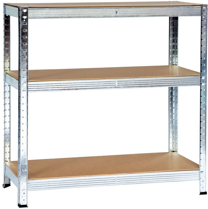 Bauerkraft Metalinė sandėlio lentyna 2in1, 5 lentynos, 150x75x30 cm