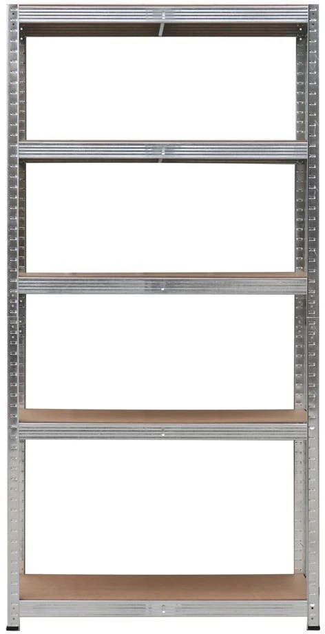 Bauerkraft Metalinė sandėlio lentyna 2in1, 5 lentynos, 180x90x40 cm