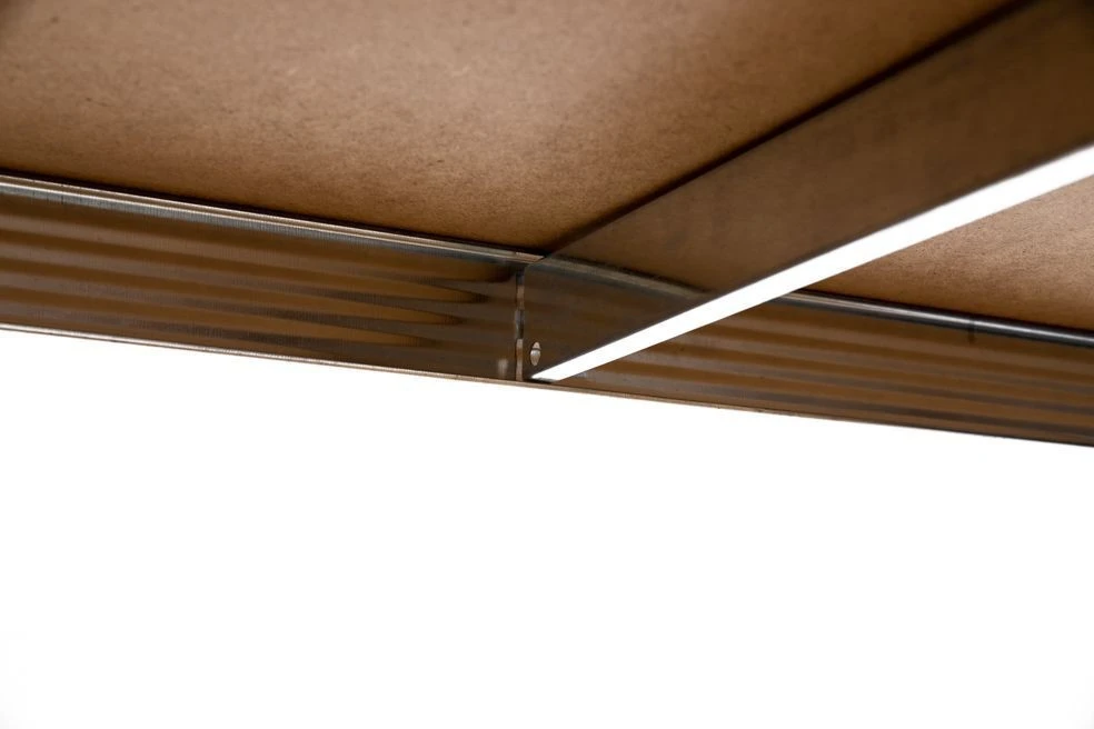 Bauerkraft Metalinė sandėlio lentyna 2in1, 5 lentynos, 180x90x40 cm