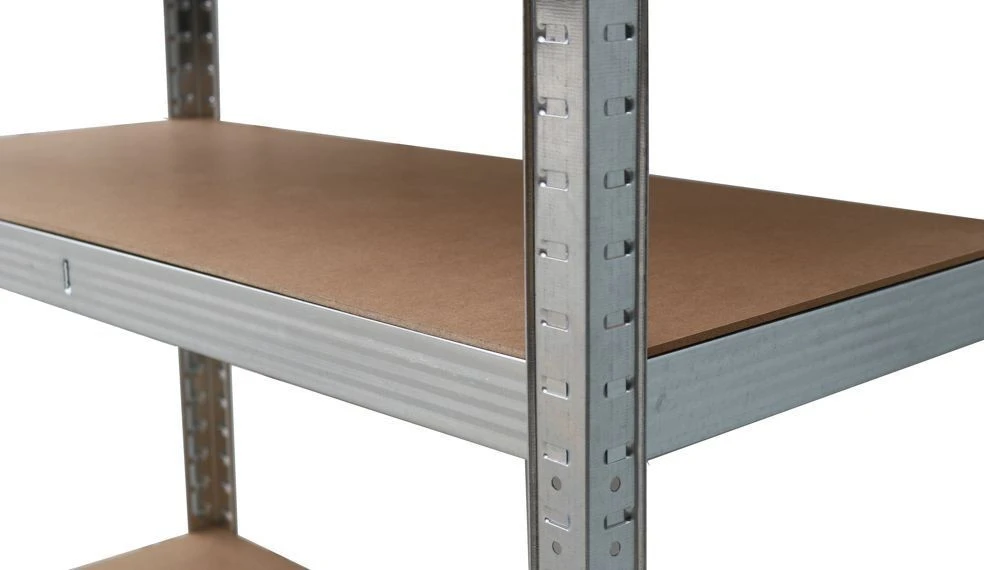 Bauerkraft Metalinė sandėlio lentyna 2in1, 5 lentynos, 150x75x30 cm