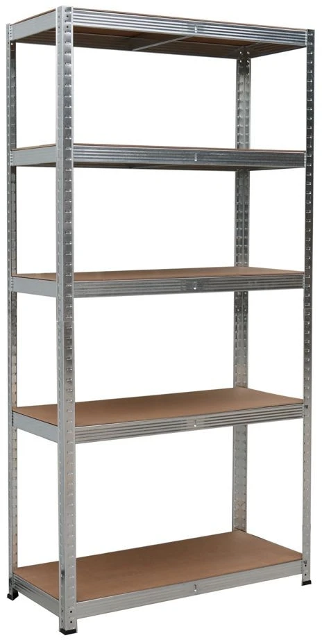 Bauerkraft Metalinė sandėlio lentyna 2in1, 5 lentynos, 150x75x30 cm