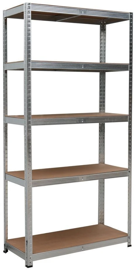 Bauerkraft Metalinė sandėlio lentyna 2in1, 5 lentynos, 150x75x30 cm