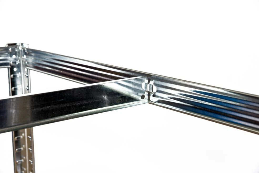 Bauerkraft Metalinė sandėlio lentyna 2in1, 5 lentynos, 150x75x30 cm