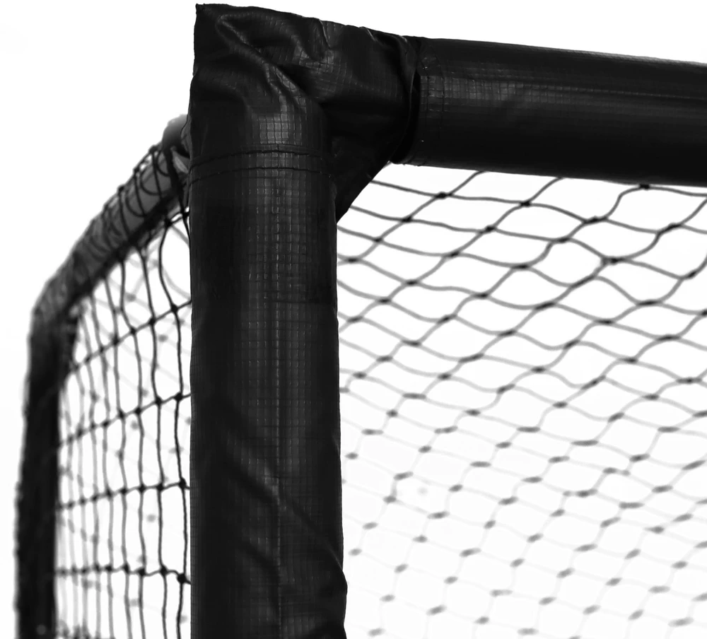 Bauerkraft Metaliniai futbolo vartai su treniruočių tinkleliu žaidimui futbolu 180x120x60 cm juodos ir žalios spalvos