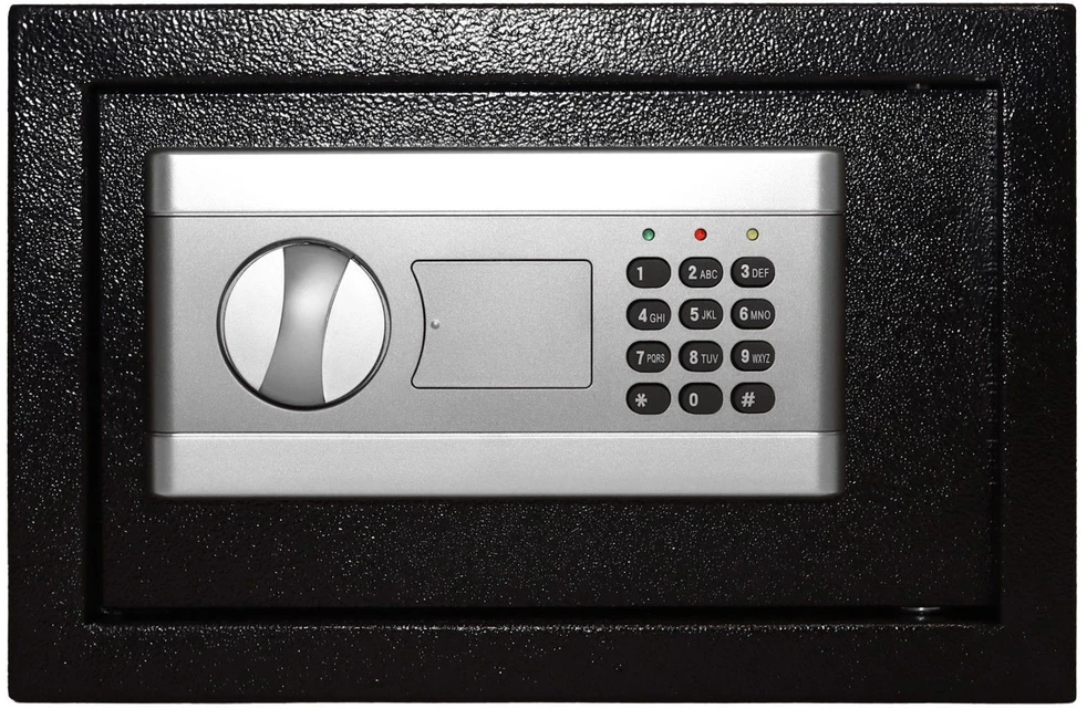 Bauerkraft Elektroninis namų seifas su raktų ir kodo užraktu
