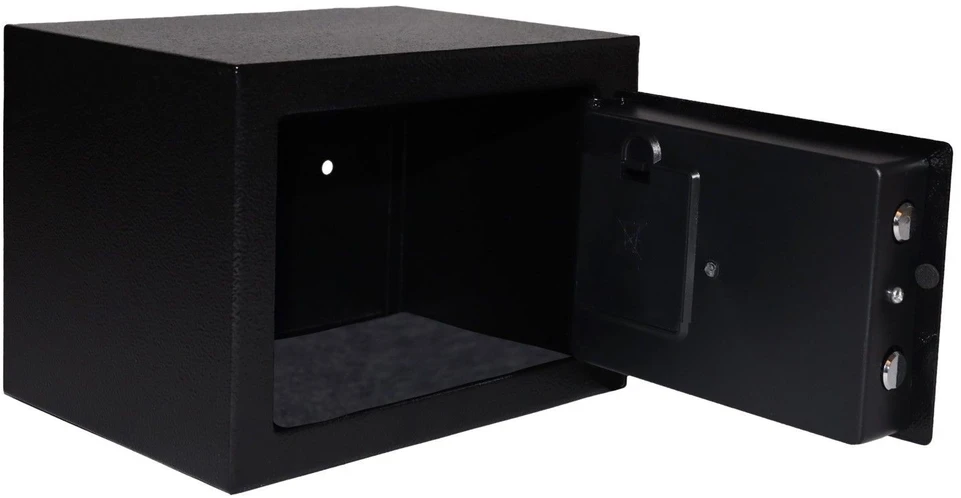 Bauerkraft Namų seifas su elektronine spyna su raktu arba kodu, 23x17x17 cm