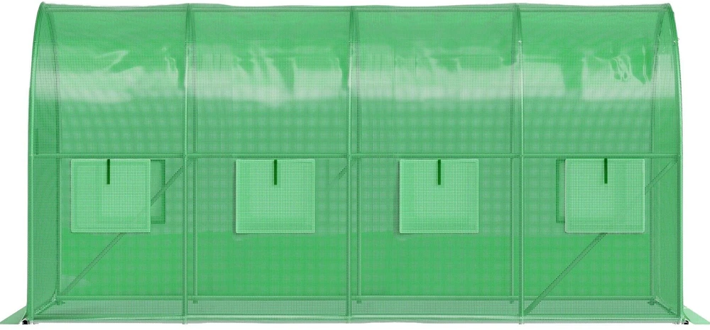 Bauerkraft Sodo folijos tunelis, šiltnamis, plėvelė, 4x2x2 m, 8 m²