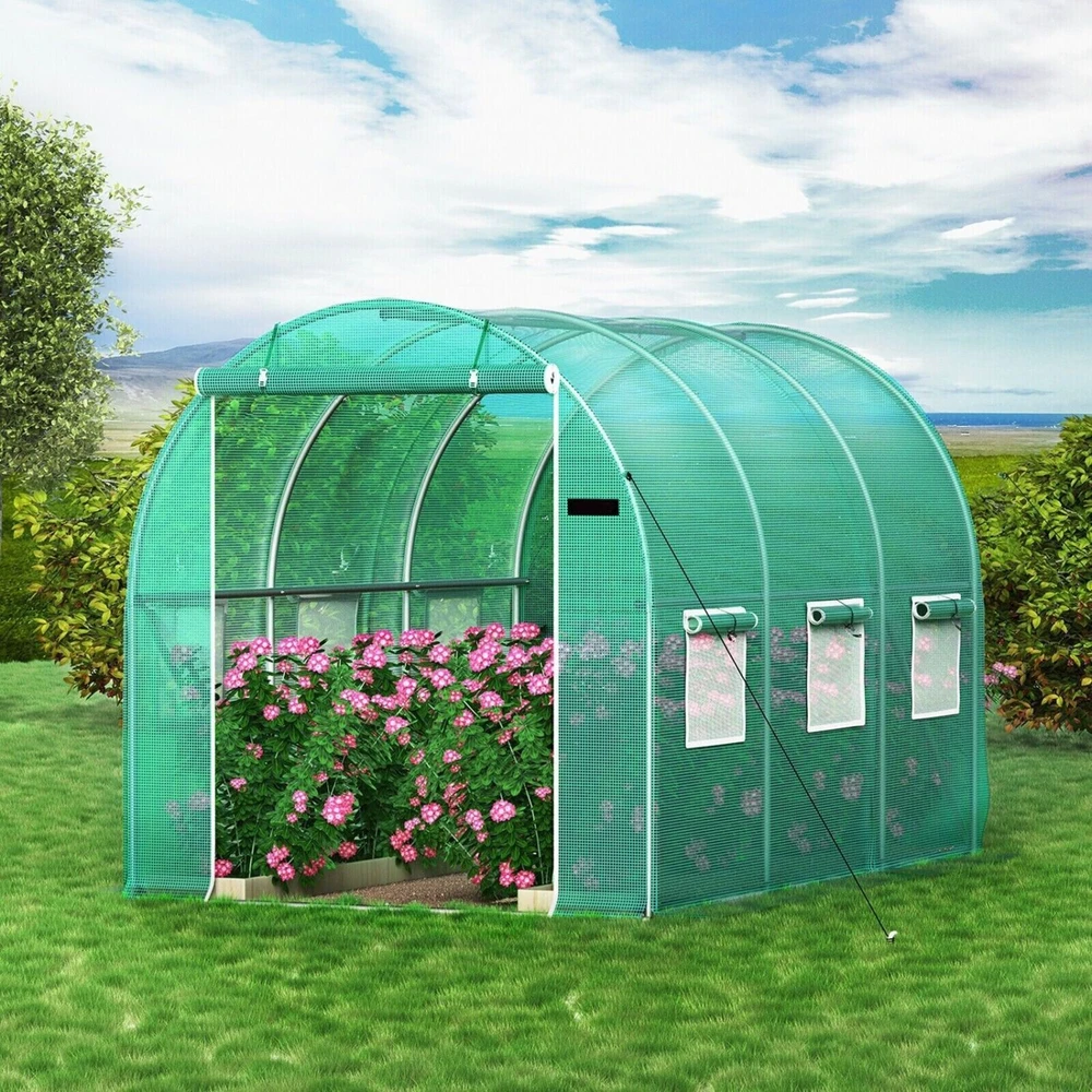 Bauerkraft Sodo folijos tunelis, šiltnamis, folija augalams auginti, 3x2x2 m, 6 m²