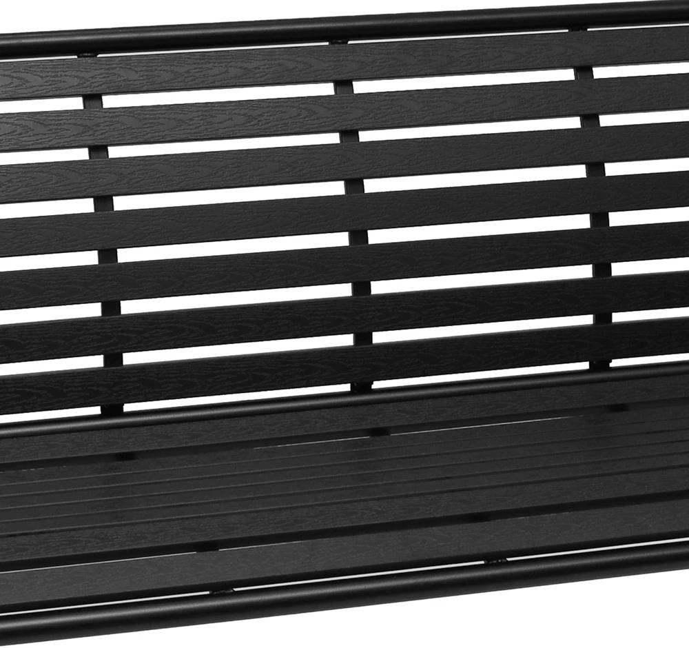 Bauerkraft Sodo suoliukas 126 cm su atlošu premium parkinis metalinis terasos balkono