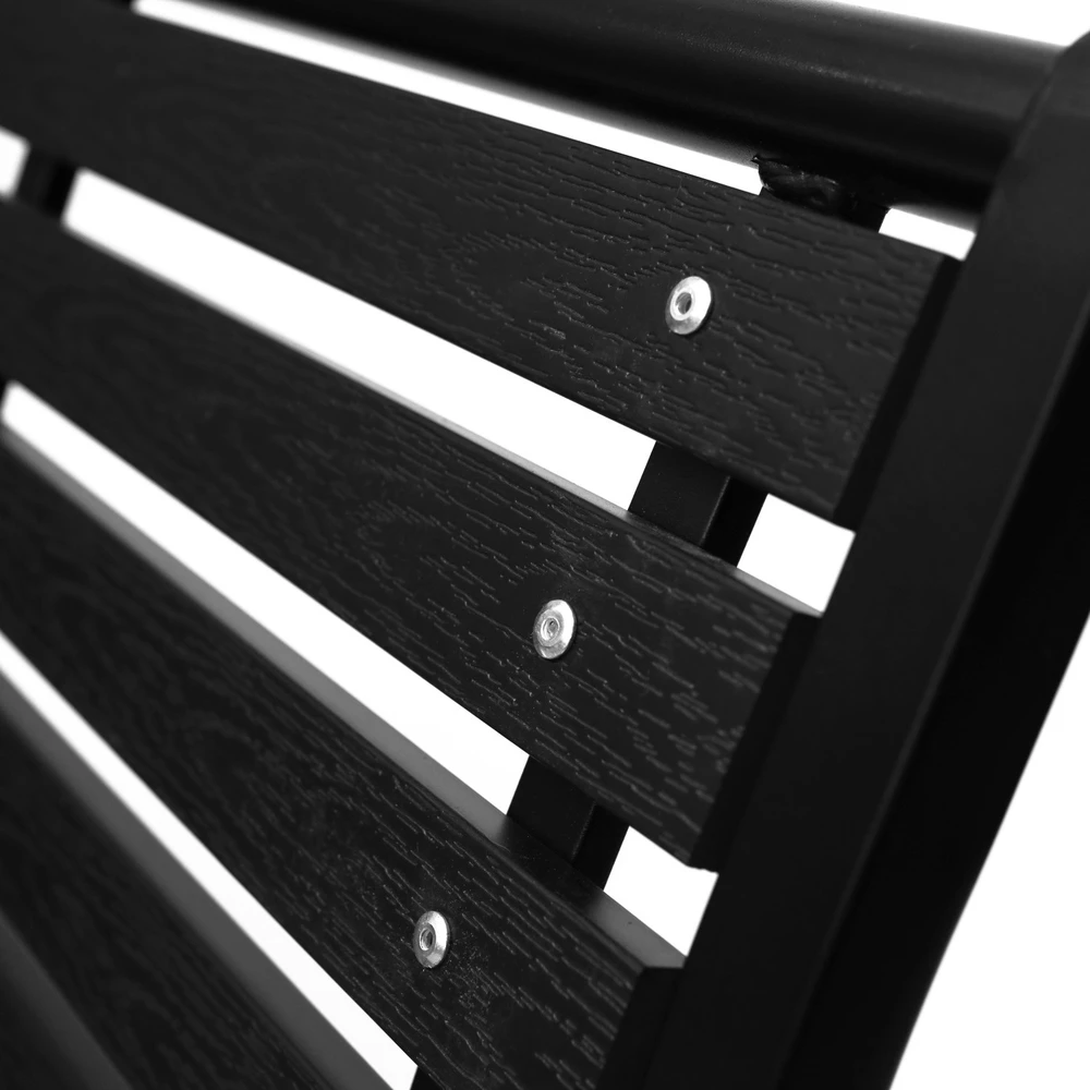 Bauerkraft Sodo suoliukas 126 cm su atlošu premium parkinis metalinis terasos balkono