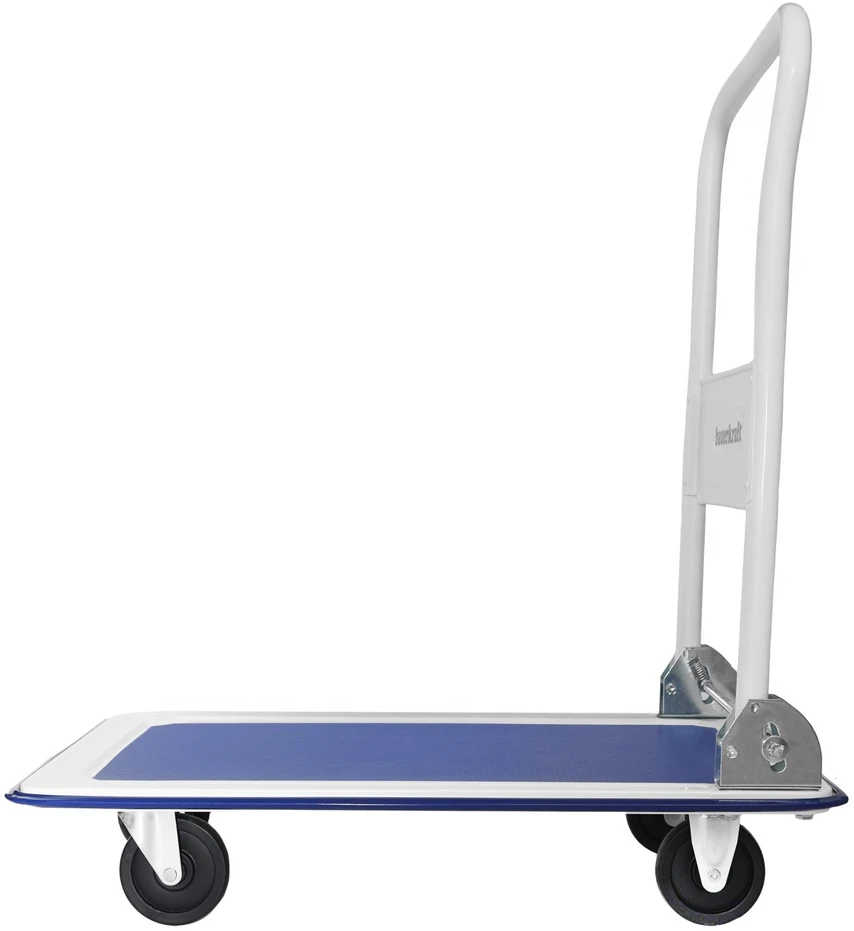 Bauerkraft Sulankstomas sandėlio transportavimo platforminis vežimėlis, 150 kg