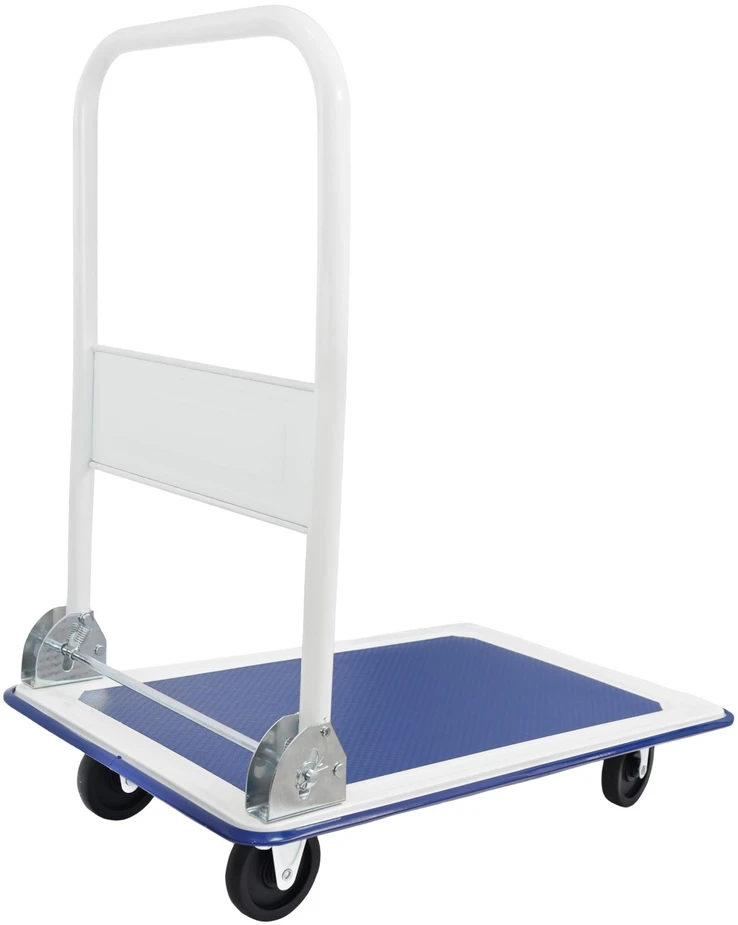 Bauerkraft Sulankstomas sandėlio transportavimo platforminis vežimėlis, 150 kg