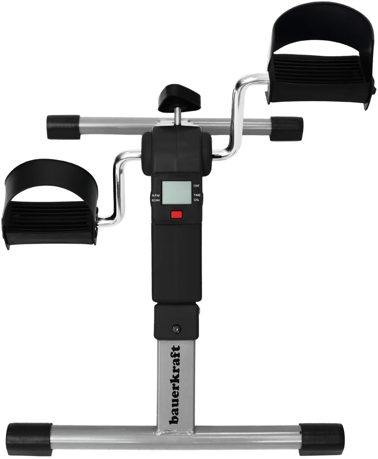 Bauerkraft Sulankstomas treniruoklis dviračiui, reabilitacinis, rotorinis, 2in1, juodas, LCD ekranas