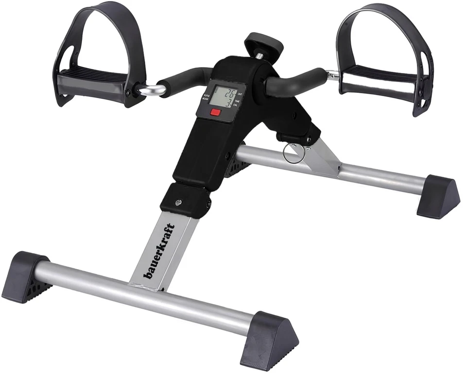 Bauerkraft Sulankstomas treniruoklis dviračiui, reabilitacinis, rotorinis, 2in1, juodas, LCD ekranas