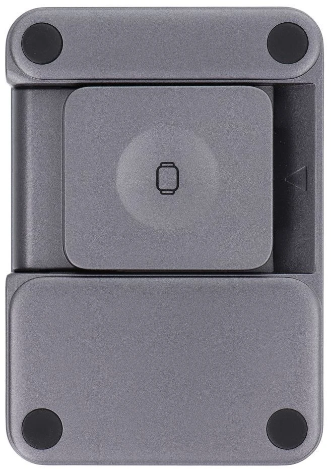Belaidis įkroviklis Forcell F-Energy 3in1 Flex Pro Qi2, suderinamas su MagSafe (F-05) sidabrinis